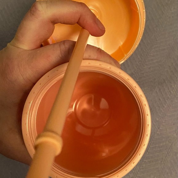 Starbucks Tumbler, Blush Pink Peach Starbucks Kaleidoscope Tumbler Summer 2021 - Picture 4 of 4